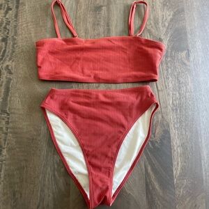 Something Navy Ribbed Swimsuit Nordstrom